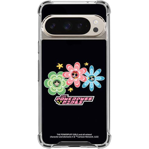 Cartoon Network Powerpuff Girls Flowers Pixel 9/9 Pro Clear Case